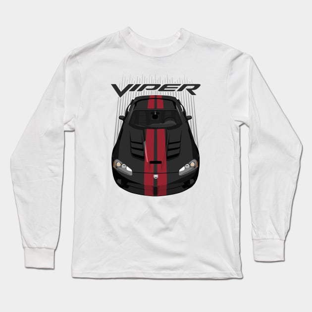 Viper SRT10-black and red Long Sleeve T-Shirt by V8social